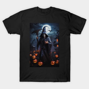 Pumpkins And Man T-Shirt